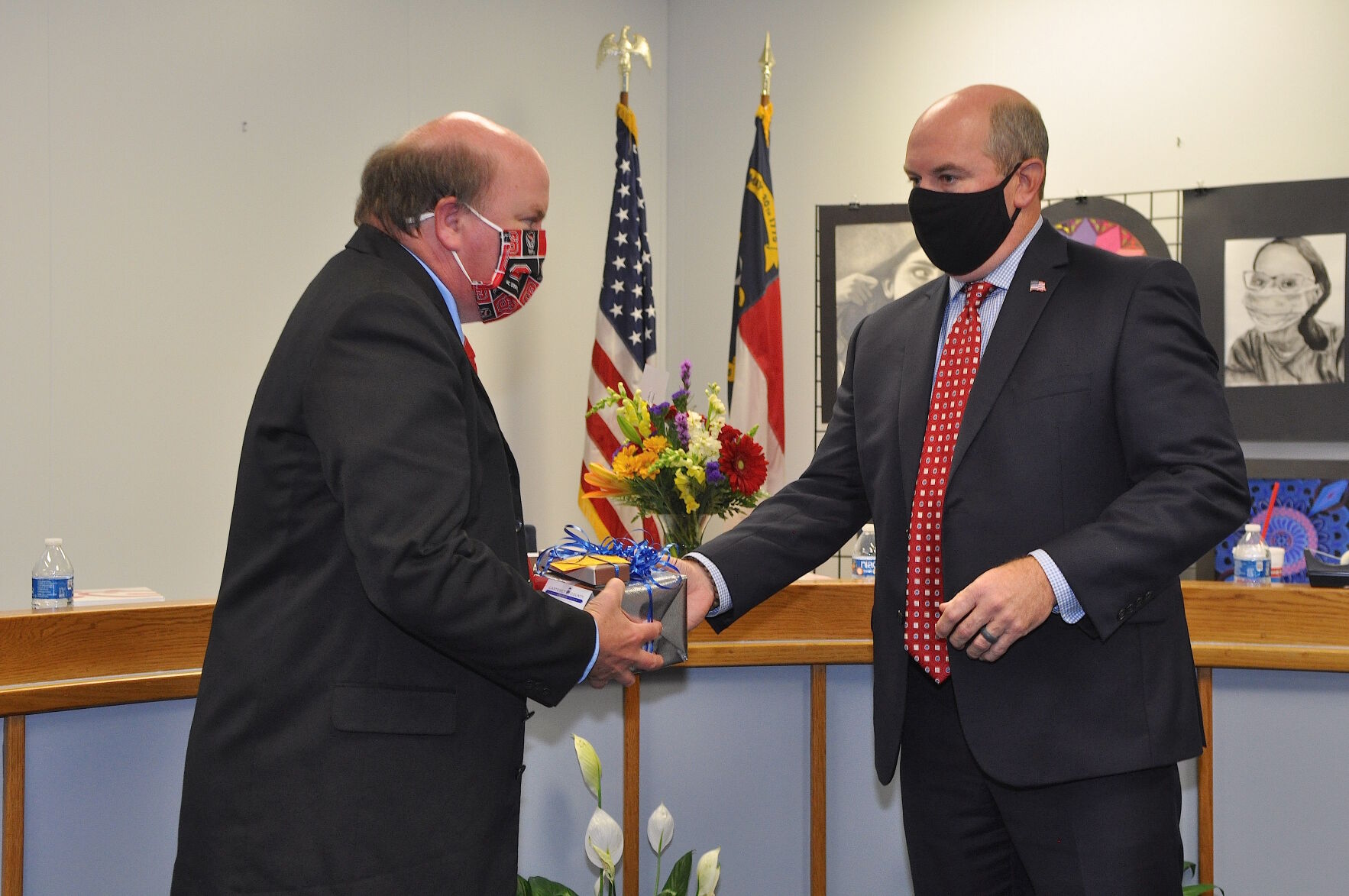 School board honors outgoing members